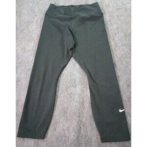 Nike Dri-FIT Women's Black Cropped Leggings Size Medium Yoga Training RN#56323
